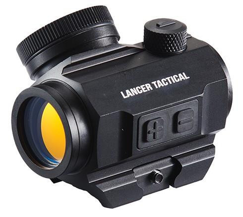 Lancer Tactical M1KC Rechargeable Red Dot Scope, Black