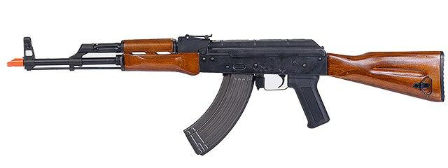 Lancer Tactical Metal AK-47 AEG w/Blowback & Real Wood