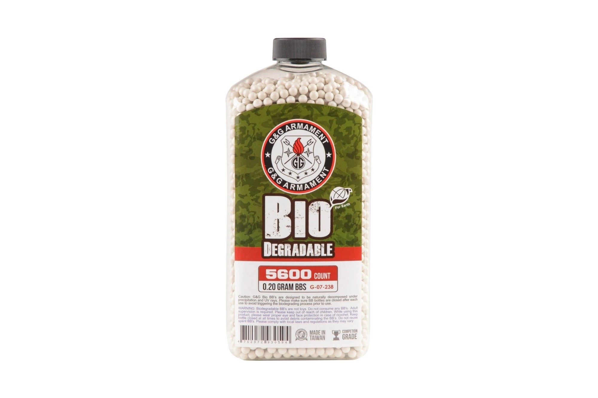 BBs biodegradable 0.20g G&G 5600 pcs