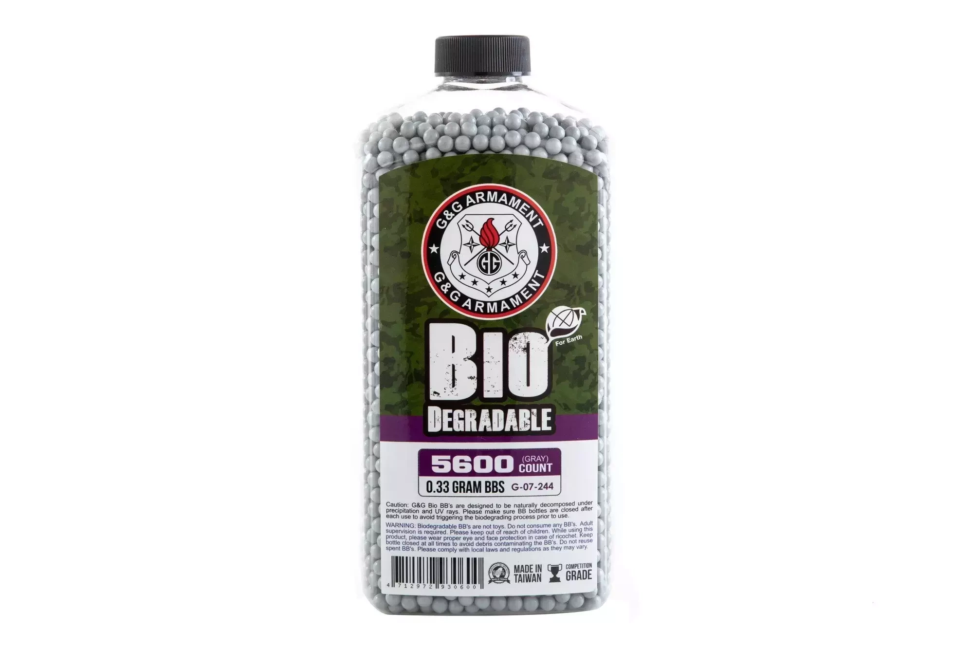 BBs biodegradable 0.33g G&G 5600 pcs