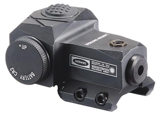 Lancer Tactical Picatinny Single Button Green Laser, Black