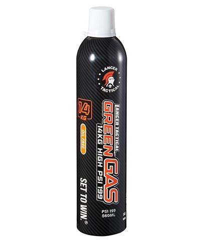 Lancer Tactical Power Up 560ml Green Gas Can Oil Free