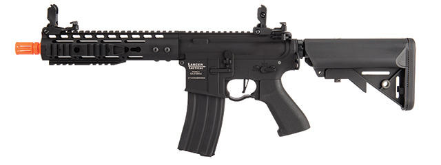 Lancer Tactical Proline 9" Keymod Rail w/ Picatinny M4 Carbine AEG Airsoft Rifle, Black