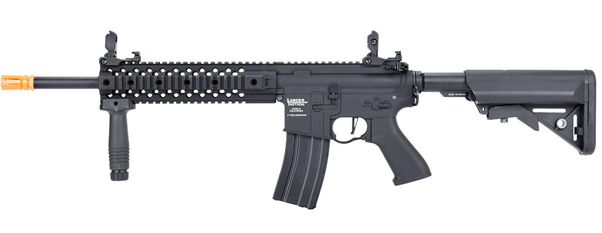 Lancer Tactical ProLine Series M4 EVO AEG Airsoft Rifle, High FPS, Black