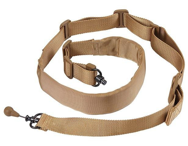 Lancer Tactical QD 2 Point Rifle Sling, Tan