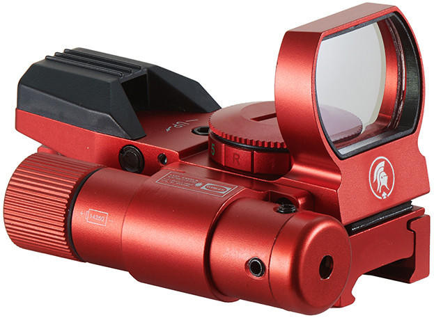 Lancer Tactical Red / Green Dot Reflex Sight and Laser, Red