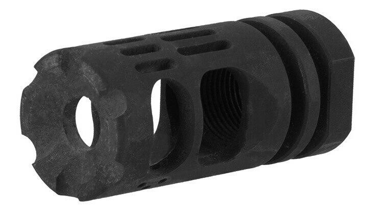 Lancer Tactical Tactical Hybrid Muzzle Brake Compensator, Black