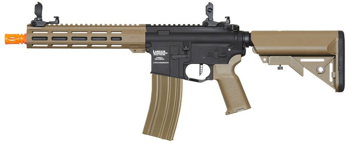 Lancer Tactical Viking 10" M-LOK Proline Series M4 Airsoft Rifle, Two-Tone