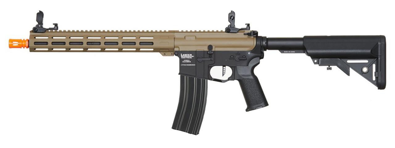 Lancer Tactical Viking 13" M-LOK Proline Series M4 Airsoft Rifle, Two-Tone
