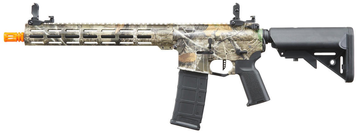 Lancer Tactical Viking 13" M-LOK Proline Series M4 Airsoft Rifle w/ Crane Stock, Real Tree Licensed