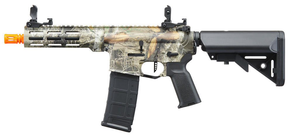 Lancer Tactical Viking 7" M-LOK Proline Series M4 Airsoft Rifle w/ Crane Stock, Real Tree Licensed C