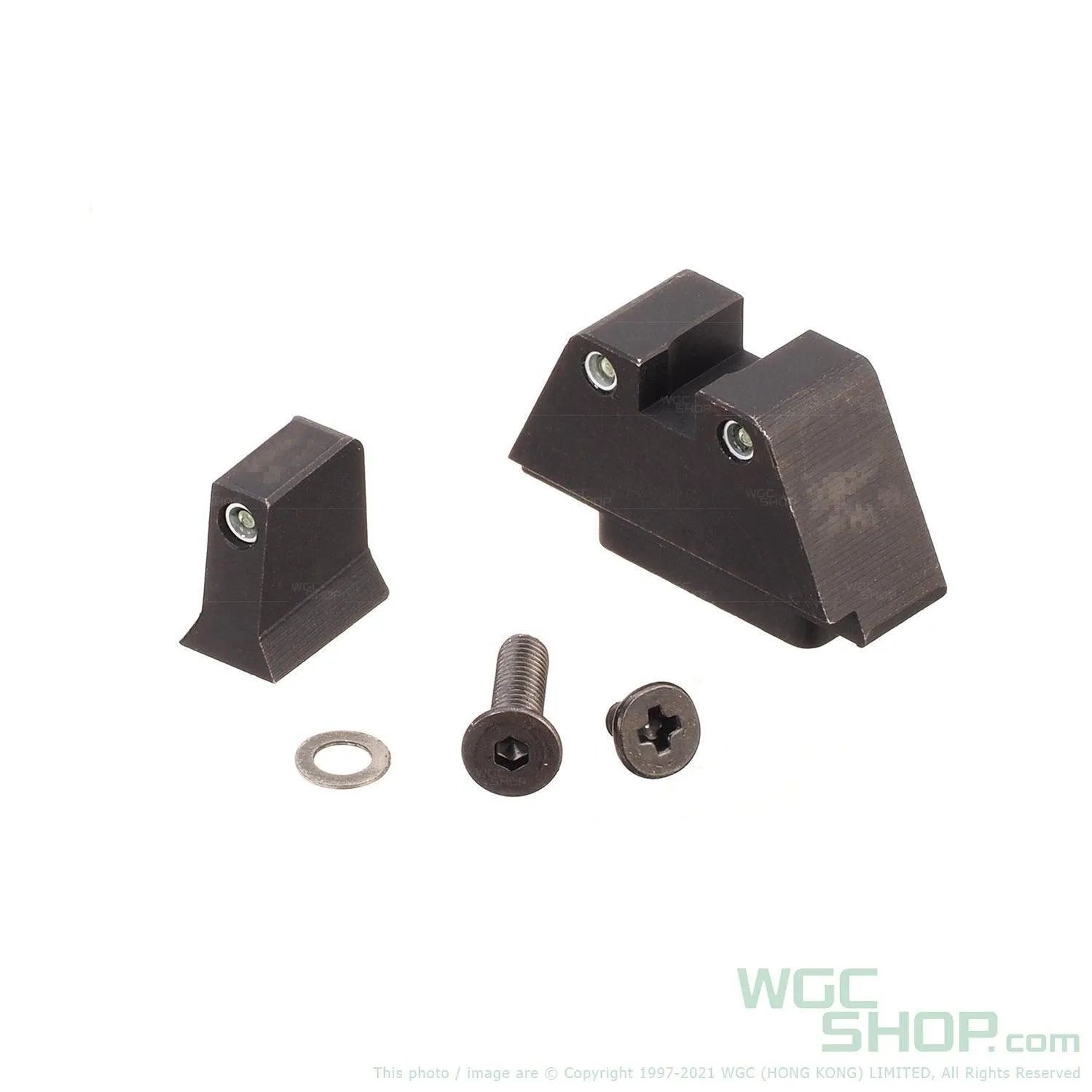 Discontinued - PRO ARMS Tritium Steel High Sight for Marui G Series GBB Airsoft