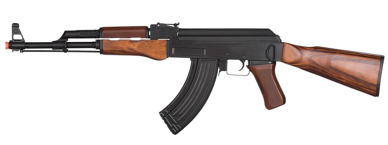 LCK47 Full Metal AK47 Airsoft Rifle w/ Real Wood Stock and Grips
