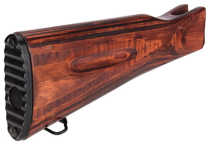 LCT Airsoft AK Series AK-74 Style LCK74 Fixed Stock, Wood