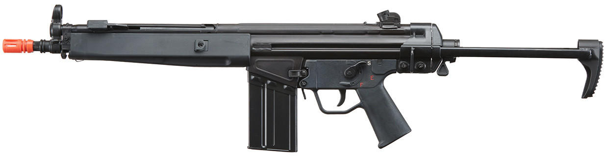 LCT Airsoft LC-3K AEG Airsoft Rifle with Retractable Stock, Black