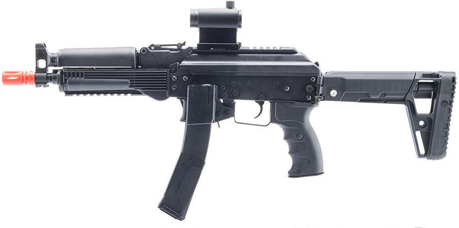 LCT Airsoft LPPK-20 EBB Airsoft AEG SMG, Black