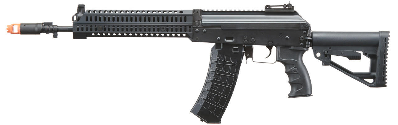 LCT Airsoft ZK12 Tactical Assault Airsoft AEG Rifle with Z-Sport 10.5" Rail, Black