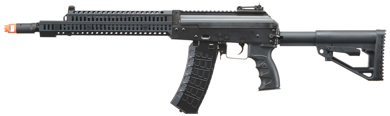 LCT Airsoft ZK12 Tactical Assault Airsoft AEG Rifle with Z-Sport 13" Rail, Black