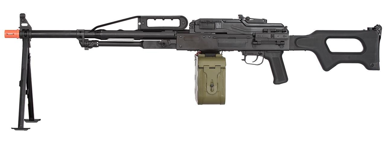 LCT PKP LMG Airsoft Rifle, Black
