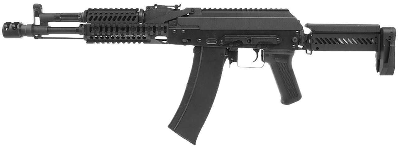 LCT ZK-104 AK Airsoft AEG Rifle w/ Folding Stock, Black
