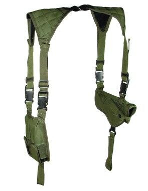 Leapers Deluxe Universal Horizontal Shoulder Holster, OD Green