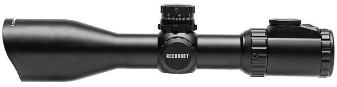 Leapers UTG 3-12X44 30mm Compact Scope, AO, 36-color Mil-dot, Rings, Black
