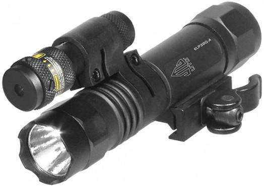 Leapers UTG Light/Red Laser Combo, 400 Lumen, Integral Mount, Black