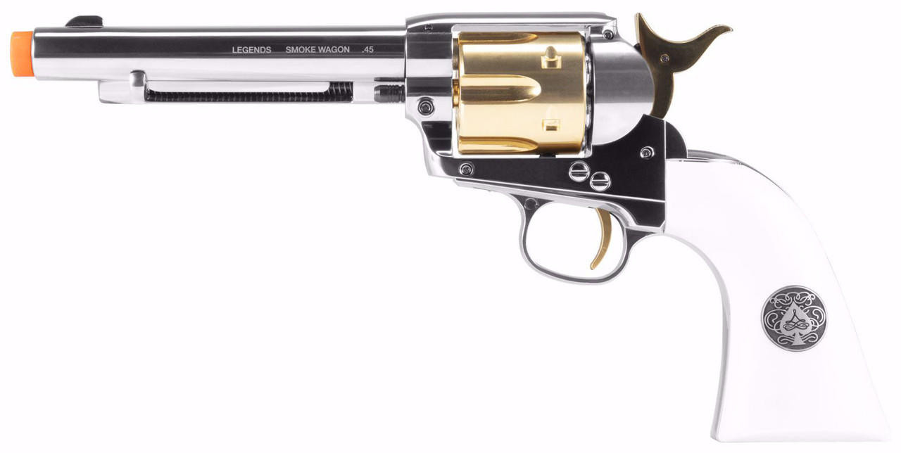 Legends Smoke Wagon Airsoft Revolver Limited Edition, Gold