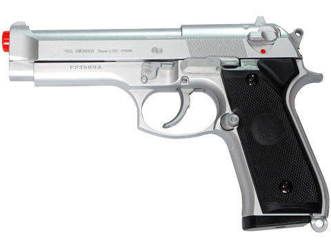 M9 Style Spring Airsoft Pistol - Silver by UHC
