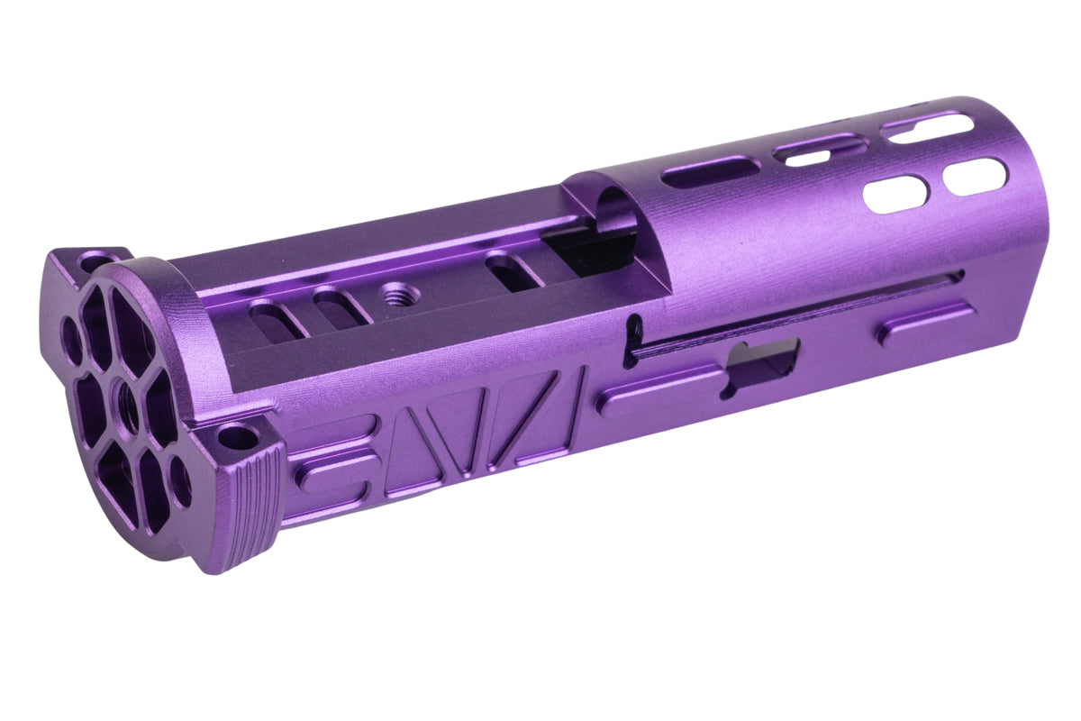 5KU CNC Aluminum Lightweight Blowback Unit For Action Army AAP01 GBB Airsoft (Type 2/ Purple)