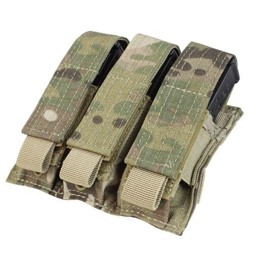 MA52 Triple Pistol Mag Pouch, Multicam