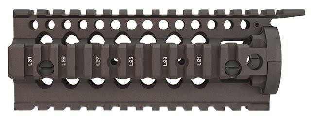 Madbull Daniel Defense Licensed Omega 7" Rail System for Airsoft, Dark Earth