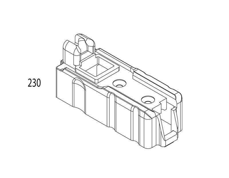 Magazine Feed lip for KWA LM4 PTR
