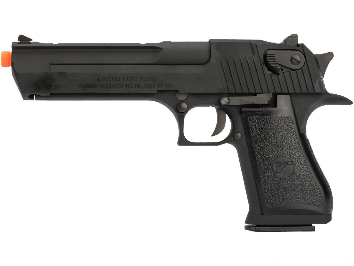 We-Tech Magnum Research Desert Eagle .50AE Gas Blowback Pistol, Black
