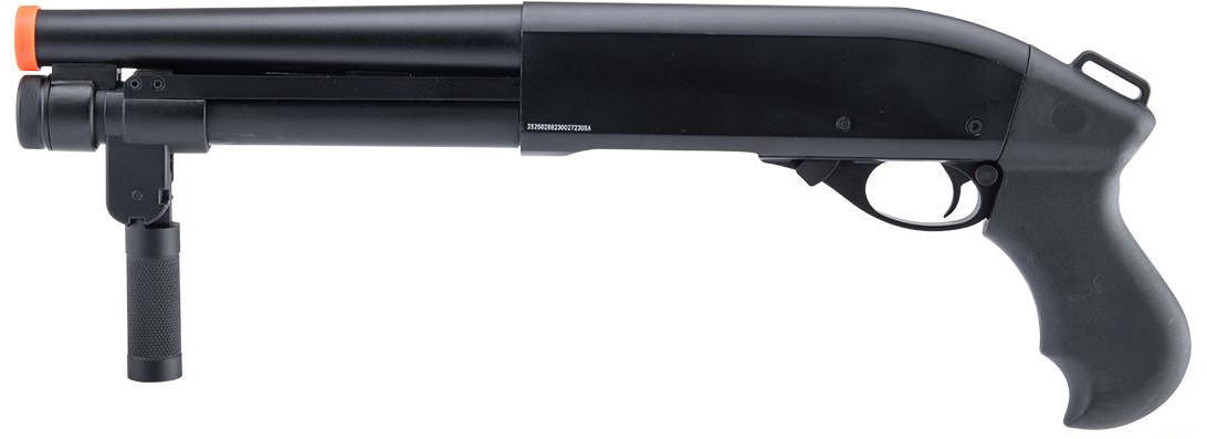 Matrix 3/6 Burst Firing Super CQB Multi-Shot Gas Powered Airsoft Shotgun, Black