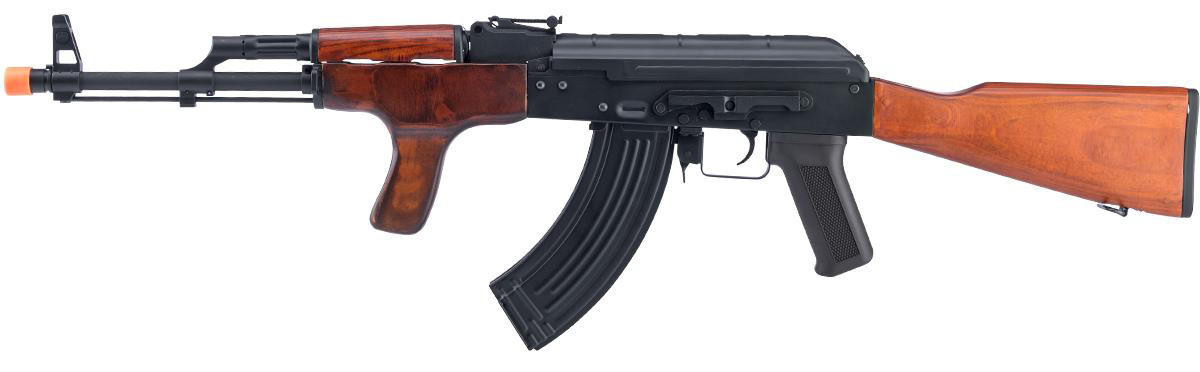 Matrix / S&T Stamped Steel AIMS-63 AK Airsoft AEG Rifle w/ G3 Electronic Trigger Gearbox, Real Wood