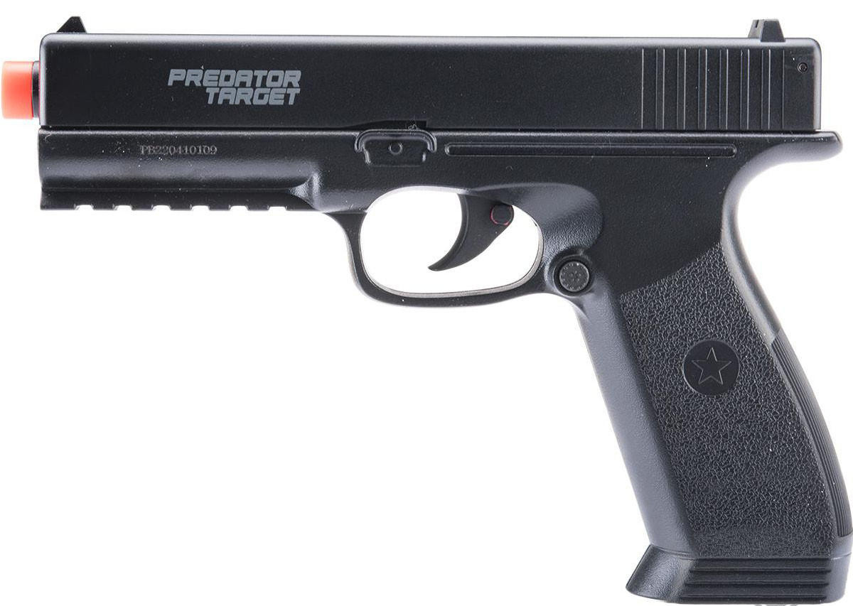 Matrix Predator Target CO2 Powered Non-Blowback Airsoft Pistol, Black
