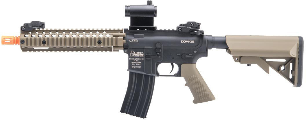 Matrix Sportsline Daniel Defense Licensed Mk18 Mod.1 Airsoft AEG Rifle w/ G3 Micro-Switch Gearbox, D
