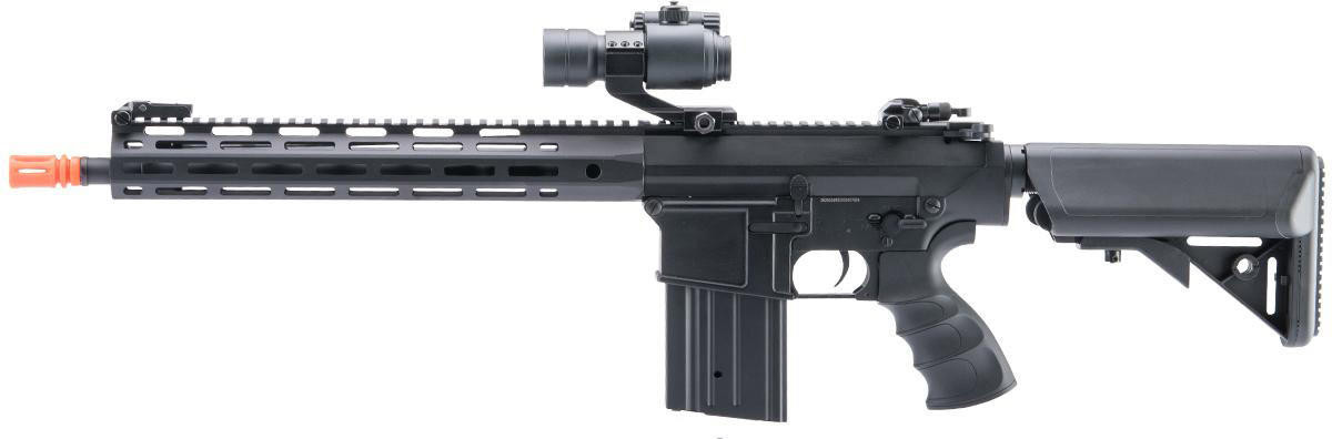 Matrix SR-25 M-LOK Airsoft AEG Rifle w/ G3 Mosfet, Black