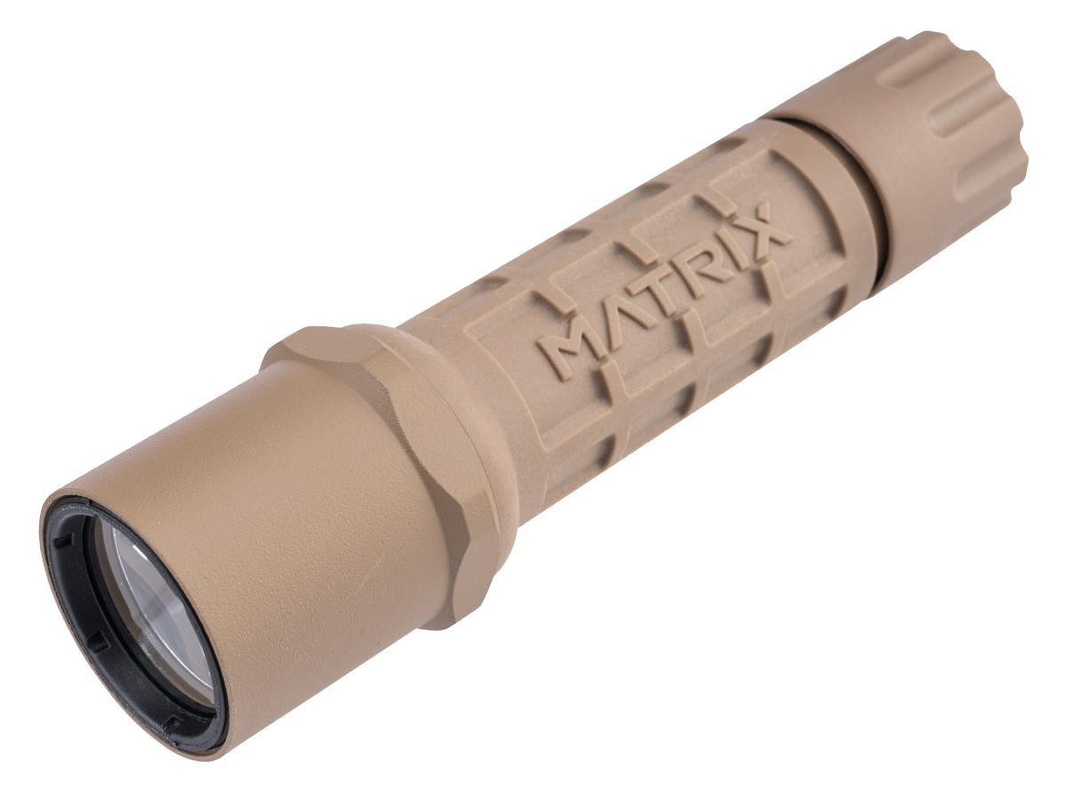 Matrix T6 XML 350 Lumen Handheld Combat EDC Flashlight, Tan