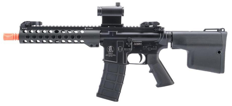 Matrix Troy Industries Licensed 9" BattleRail M4 GBB Airsoft Rifle, Black
