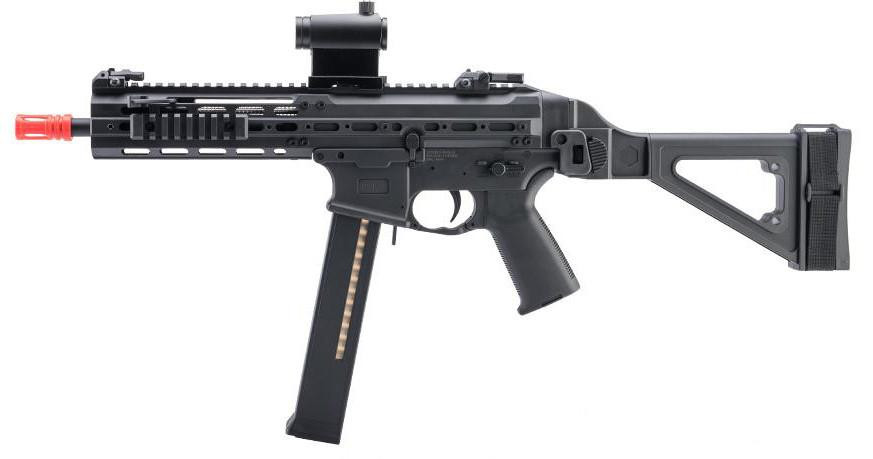 Matrix x Double Eagle UTR45-C High FPS Airsoft AEG SMG, Black