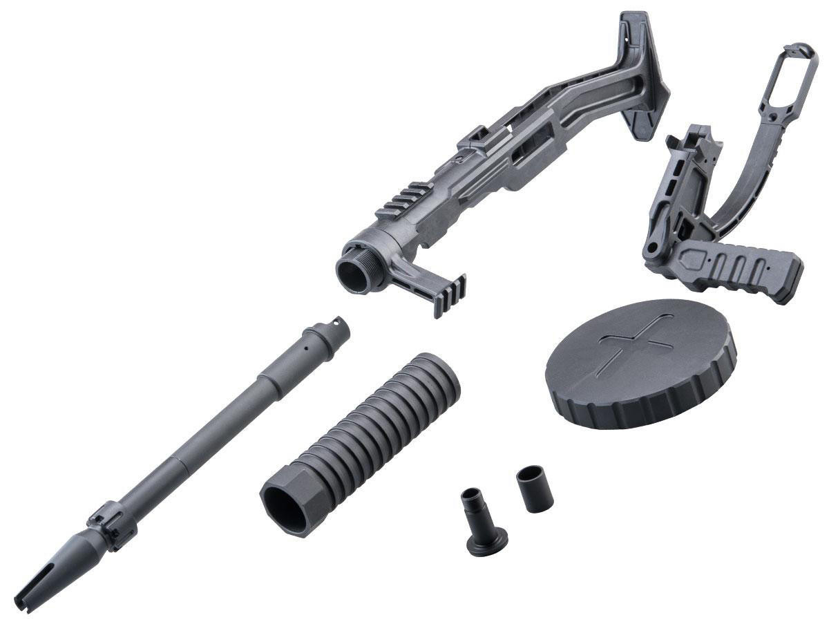 Matrix ZMP Conversion Kit for Action Army AAP-01 GBB Airsoft Pistols, Black