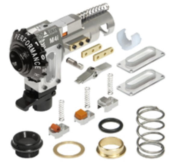 Maxx Model CNC Aluminum Hop-Up Chamber for M4/M16 Series Airsoft AEG Rifles, Silver