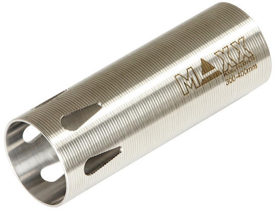 Maxx Model Type C CNC Hardened 300-400mm Stainless Steel Airsoft AEG Cylinder