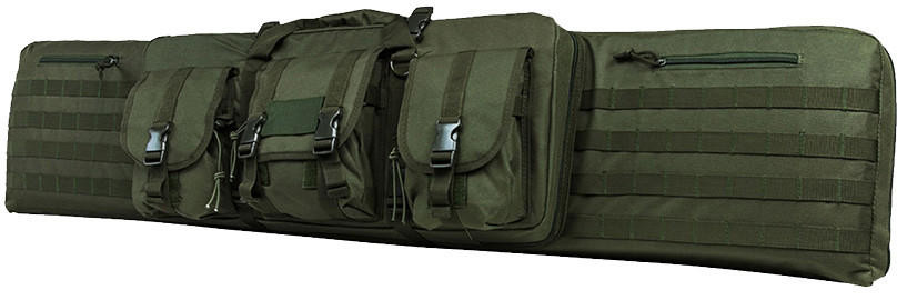 NcStar 55" Double Carbine Rifle Case, Green
