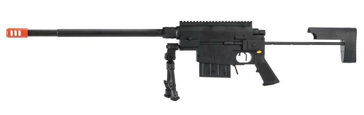 Nemesis Arms VANQUISH Bolt Action Airsoft Sniper Rifle w/ Hard Case, Black