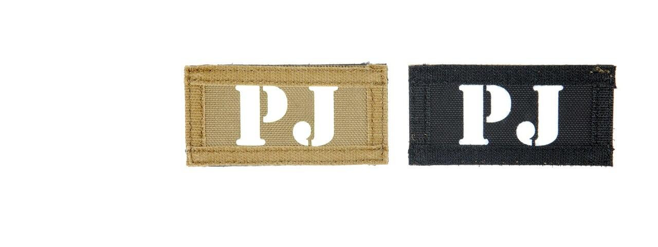 PJ Call Sign Patches, IR & Glow-In-The-Dark Set