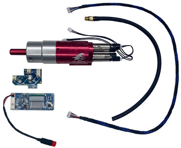 Polarstar F2 V2 Conversion Kit, M4/M16 Cylinder, Red/Silver