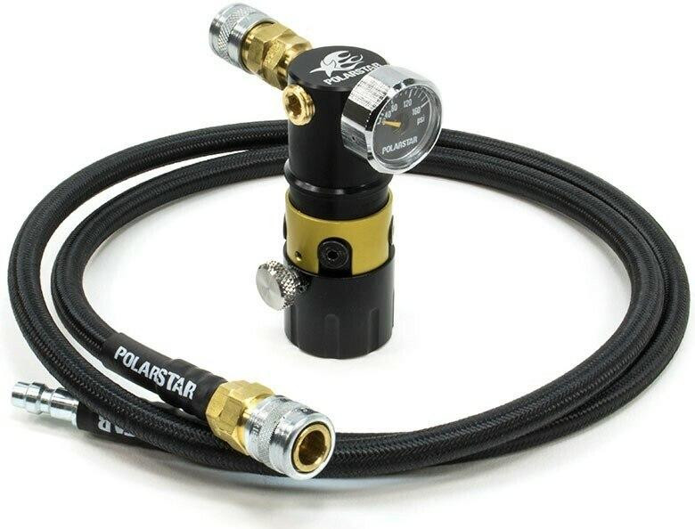 Polarstar Micro Regulator Kit for HPA Systems w/ 42" Braided Air Line